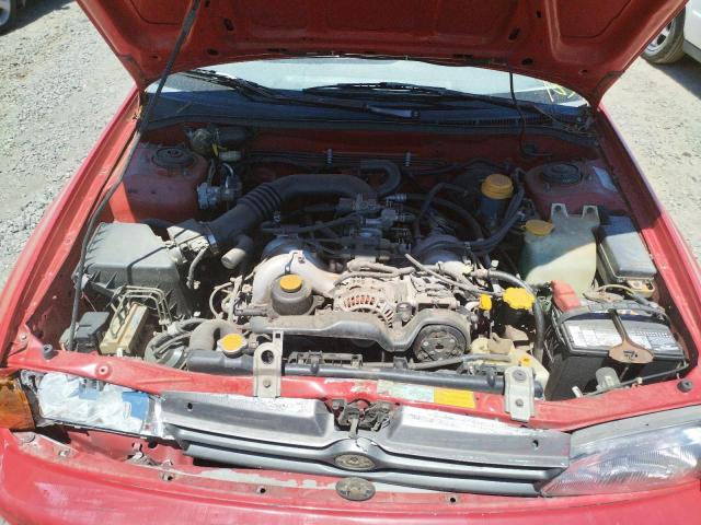 Photo 7 from auction – 1995 SUBARU IMPREZA L with VIN JF1GF2355SG810479