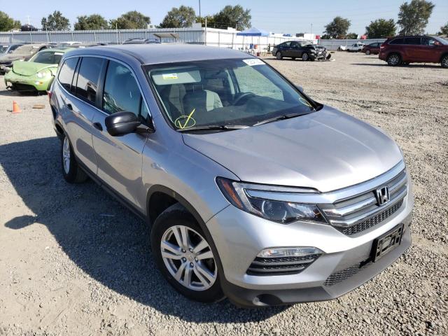 HONDA PILOT LX 2018 with VIN 5FNYF6H19JB005332 - Photo from auction