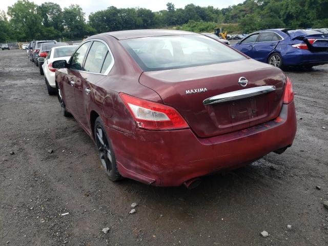 Photo 3 from auction – 2009 NISSAN MAXIMA S with VIN 1N4AA51EX9C860949