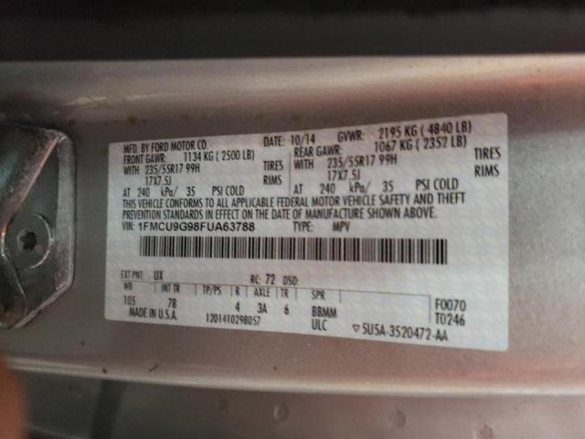 Photo 10 from auction – 2015 FORD ESCAPE SE with VIN 1FMCU9G98FUA63788