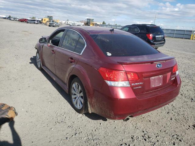 Photo 3 from auction – 2011 SUBARU LEGACY 2.5 with VIN 4S3BMBK69B3236500
