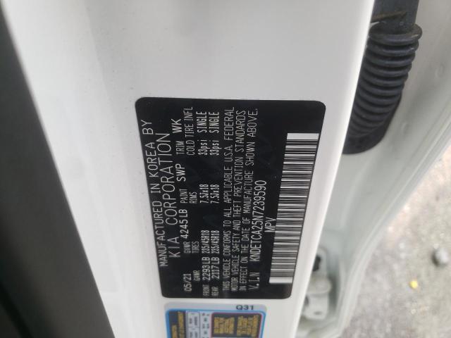 Photo 10 from auction – 2022 KIA SELTOS SX with VIN KNDETCA25N7239590