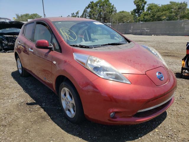 NISSAN LEAF SV 2011 with VIN JN1AZ0CP8BT002408 - Photo from auction