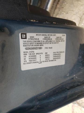 Photo 10 from auction – 2009 CHEVROLET SILVERADO with VIN 1GCEK290X9Z213951
