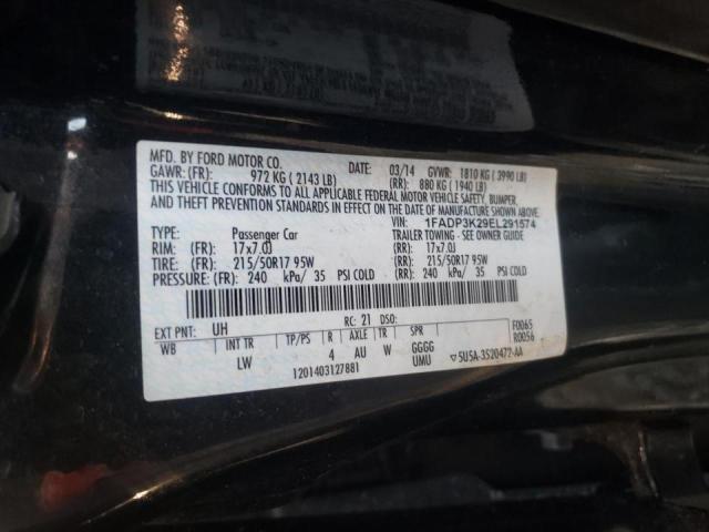صورة رقم 10 من المزاد - 2014 FORD FOCUS SE مع VIN 1FADP3K29EL291574