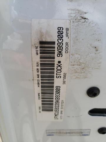 Photo 10 from auction – 2009 FORD ESCAPE HYB with VIN 1FMCU59339KB93009