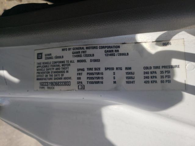 Photo 10 from auction – 2006 CHEVROLET COLORADO with VIN 1GCCS196368333033