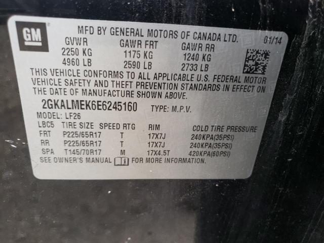 Photo 10 from auction – 2014 GMC TERRAIN SL with VIN 2GKALMEK6E6245160