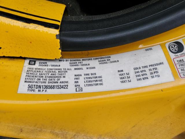 Photo 10 from auction – 2006 HUMMER H3 with VIN 5GTDN136568153422