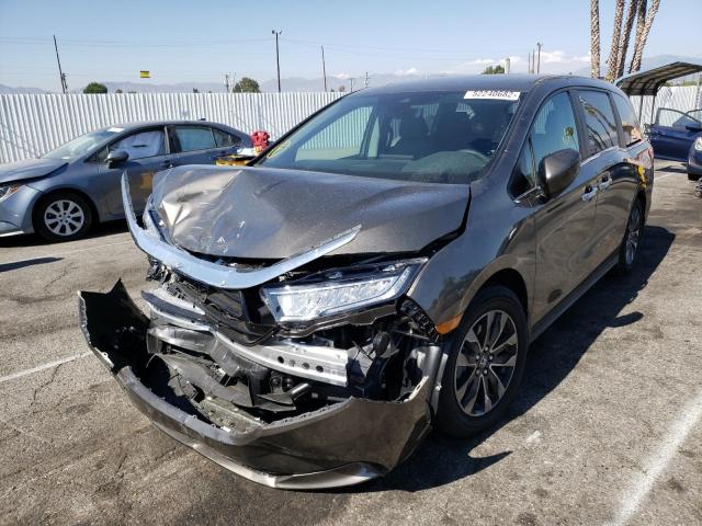 Photo 2 from auction – 2022 HONDA ODYSSEY EX with VIN 5FNRL6H72NB064889