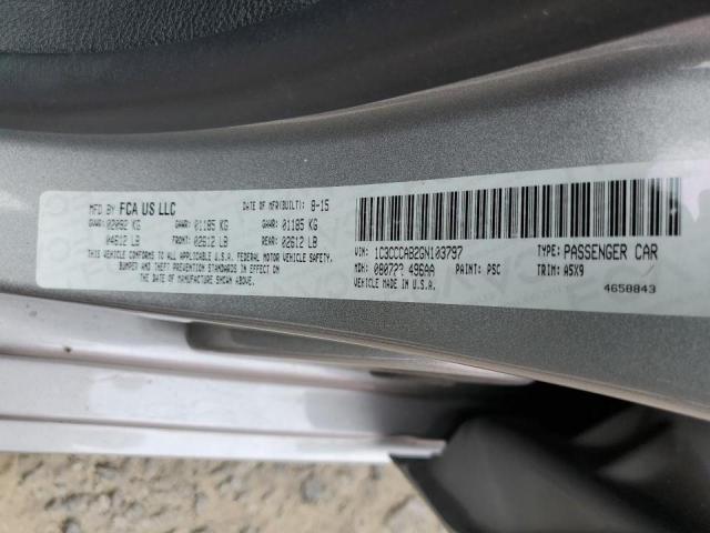 Photo 10 from auction – 2016 CHRYSLER 200 LIMITE with VIN 1C3CCCAB2GN103797