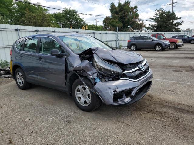 HONDA CR-V LX 2016 with VIN 5J6RM4H36GL115660 - Photo from auction