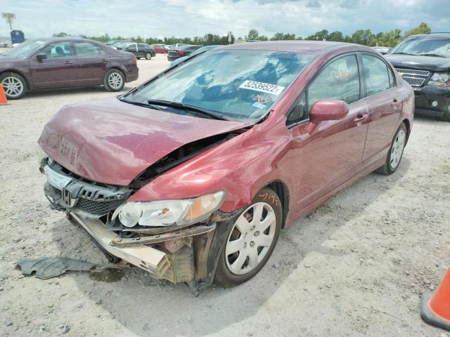 Photo 2 from auction – 2010 HONDA CIVIC LX with VIN 2HGFA1F52AH560679