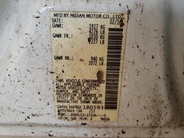 Photo 10 from auction – 2016 NISSAN ALTIMA 2.5 with VIN 1N4AL3AP8GC180593