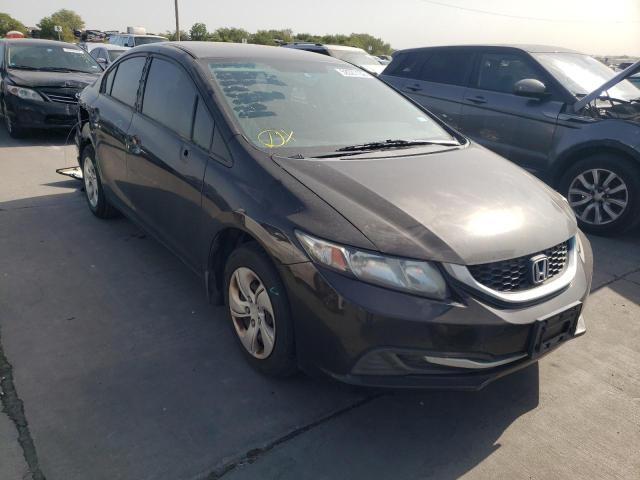 HONDA CIVIC LX 2013 with VIN 19XFB2F56DE020530 - Photo from auction