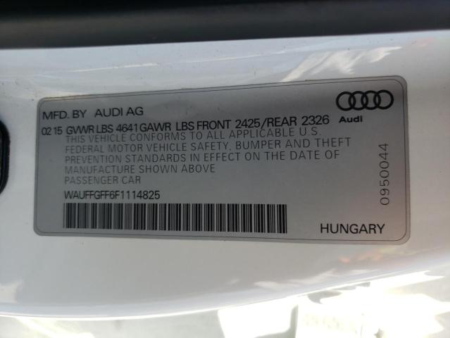 Photo 10 from auction – 2015 AUDI S3 PRESTIG with VIN WAUFFGFF6F1114825