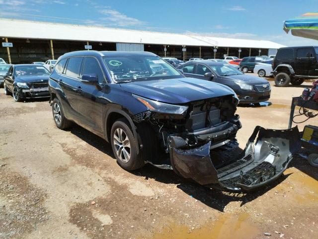TOYOTA HIGHLANDER 2022 with VIN 5TDHARAH0NS510099 - Photo from auction