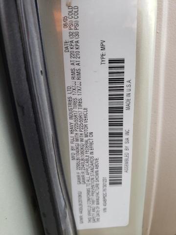 Photo 10 from auction – 2006 SUBARU LEGACY OUT with VIN 4S4BP62C767301231