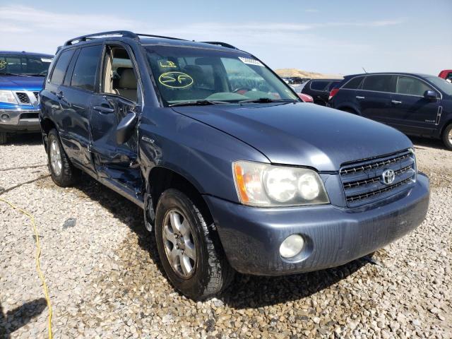 TOYOTA HIGHLANDER 2003 with VIN JTEHF21A730145749 - Photo from auction
