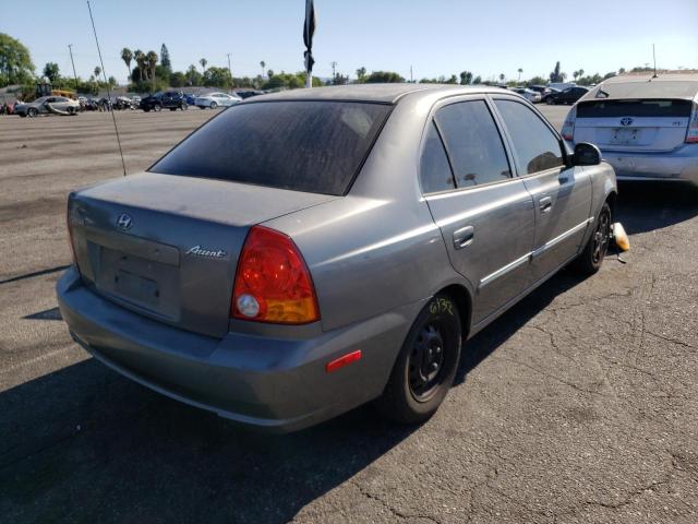Photo 4 from auction – 2005 HYUNDAI ACCENT GL with VIN KMHCG45C75U605714