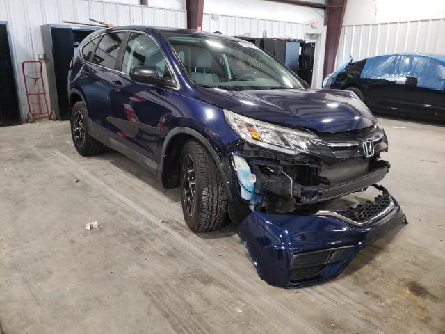 Photo 1 from auction – 2016 HONDA CR-V SE with VIN 5J6RM3H44GL025359