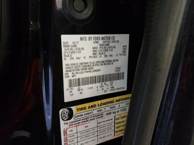 Photo 10 from auction – 2017 LINCOLN NAVIGATOR with VIN 5LMJJ2JT9HEL09205