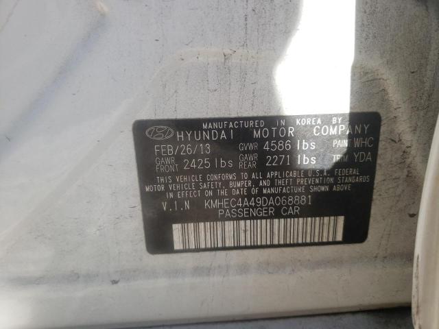Photo 10 from auction – 2013 HYUNDAI SONATA HYB with VIN KMHEC4A49DA068881