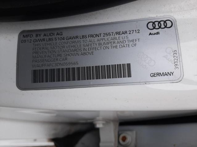 Photo 10 from auction – 2013 AUDI A6 PREMIUM with VIN WAUFFAFC3DN059565