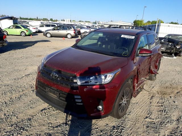 Photo 2 from auction – 2017 TOYOTA HIGHLANDER with VIN 5TDJZRFH6HS446075