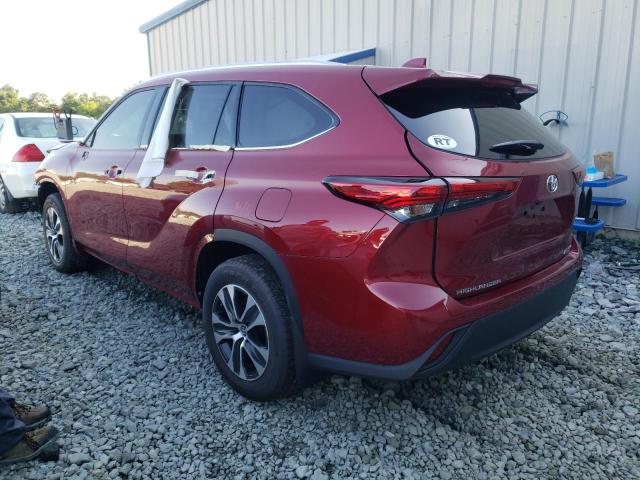 Photo 3 from auction – 2022 TOYOTA HIGHLANDER with VIN 5TDHZRBH8NS574351