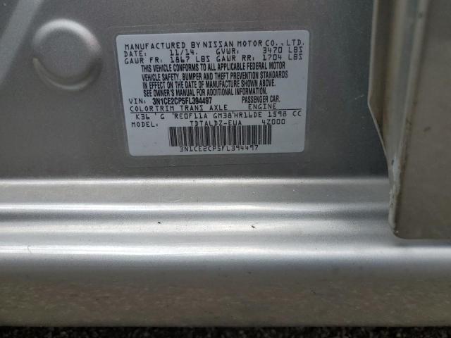 Photo 10 from auction – 2015 NISSAN VERSA with VIN 3N1CE2CP5FL394497