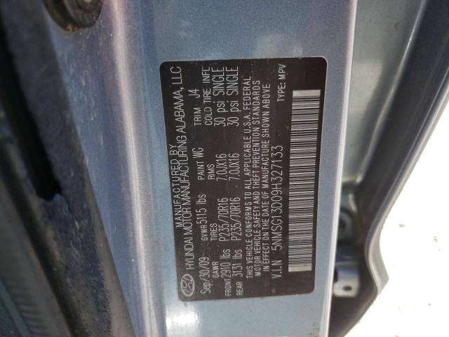 Photo 10 from auction – 2009 HYUNDAI SANTA FE with VIN 5NMSG13D09H327133