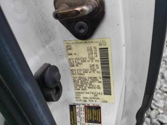 Photo 10 from auction – 2013 NISSAN FRONTIER S with VIN 1N6BD0CT3DN761162