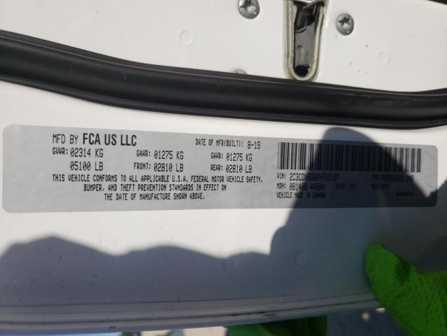 Photo 10 from auction – 2019 DODGE CHARGER SX with VIN 2C3CDXBG6KH703187