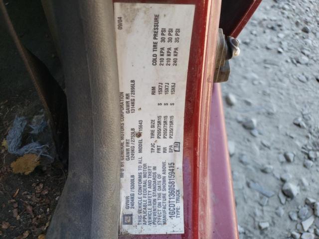 Photo 10 from auction – 2005 CHEVROLET COLORADO with VIN 1GCDT136058159415