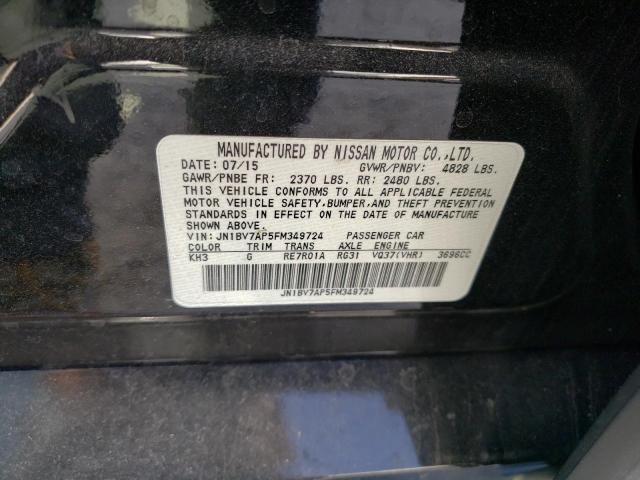 Photo 10 from auction – 2015 INFINITI Q50 BASE with VIN JN1BV7AP5FM349724