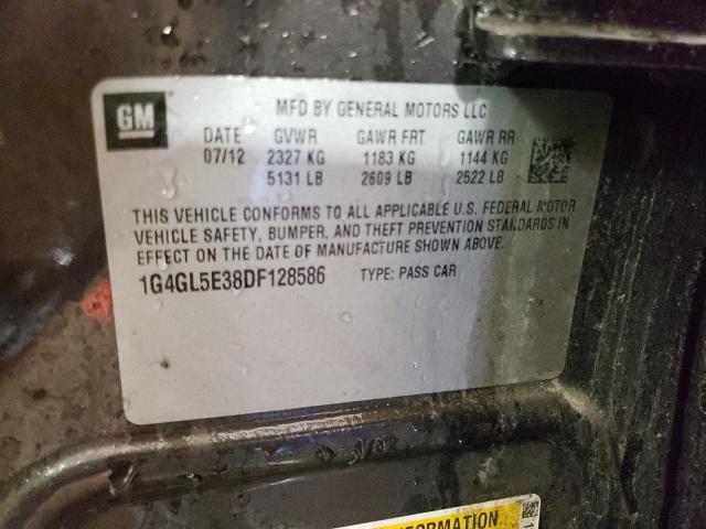 Photo 10 from auction – 2013 BUICK LACROSSE with VIN 1G4GL5E38DF128586