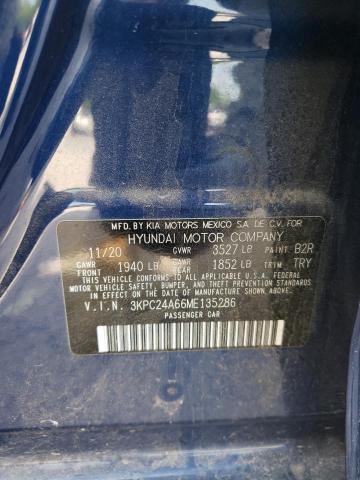Photo 10 from auction – 2021 HYUNDAI ACCENT SE with VIN 3KPC24A66ME135286