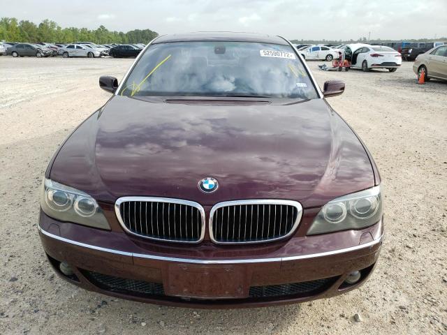 Photo 9 from auction – 2007 BMW 750 with VIN WBAHN83547DT70426