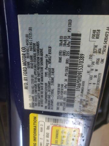 Photo 10 from auction – 2014 FORD FUSION with VIN 1FA6P0HD9E5370389