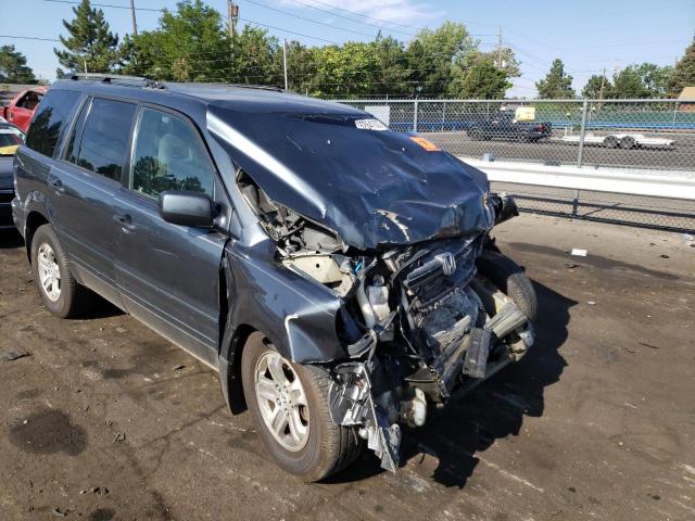 HONDA PILOT EX 2005 with VIN 5FNYF184X5B021770 - Photo from auction