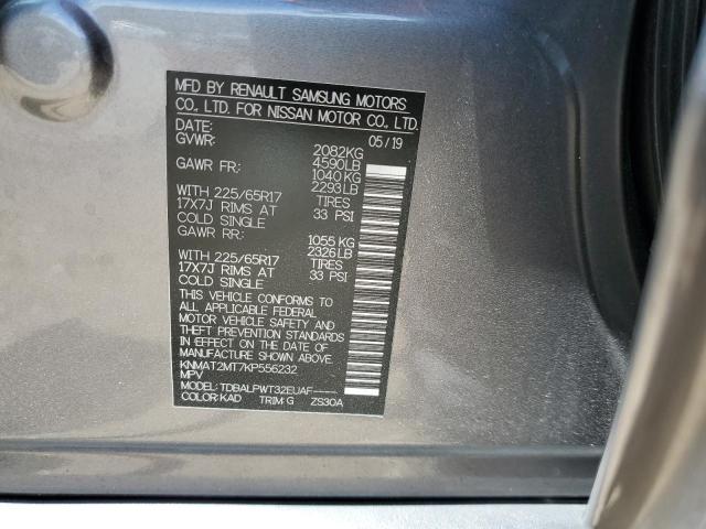 Photo 10 from auction – 2019 NISSAN ROGUE S with VIN KNMAT2MT7KP556232