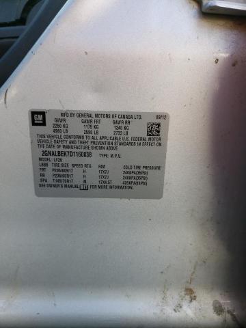 Photo 10 from auction – 2013 CHEVROLET EQUINOX LS with VIN 2GNALBEK7D1160038