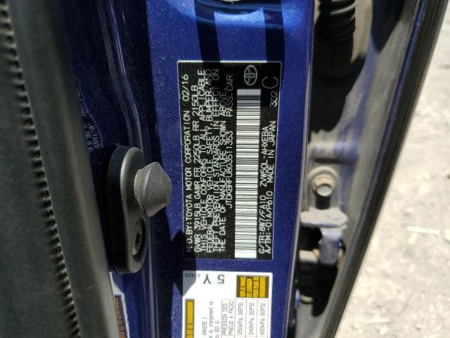 Photo 10 from auction – 2016 TOYOTA PRIUS with VIN JTDKBRFU8G3511353