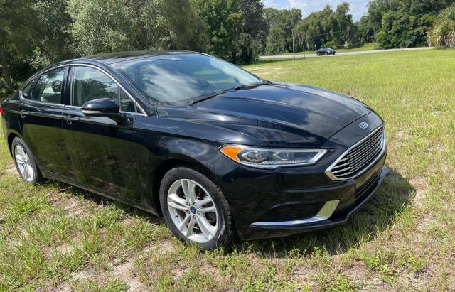 FORD FUSION SE 2018 with VIN 3FA6P0HD0JR131272 - Photo from auction