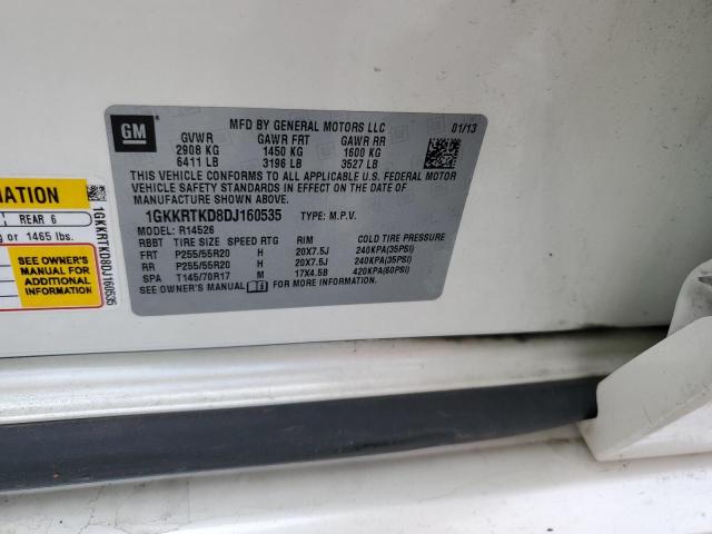 Photo 10 from auction – 2013 GMC ACADIA DEN with VIN 1GKKRTKD8DJ160535