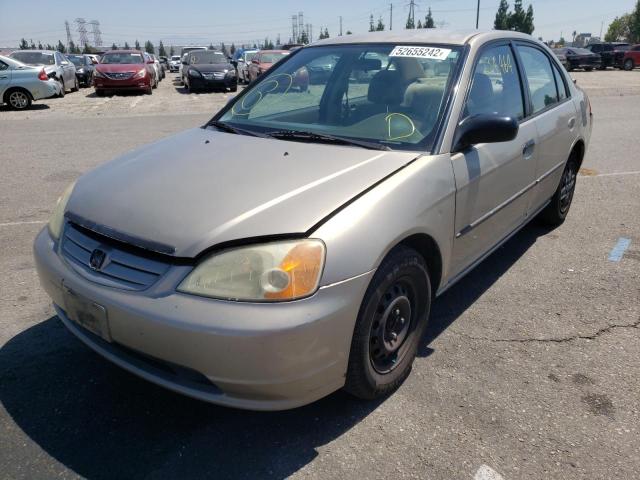 Photo 2 from auction – 2003 HONDA CIVIC LX with VIN 2HGES15523H621901