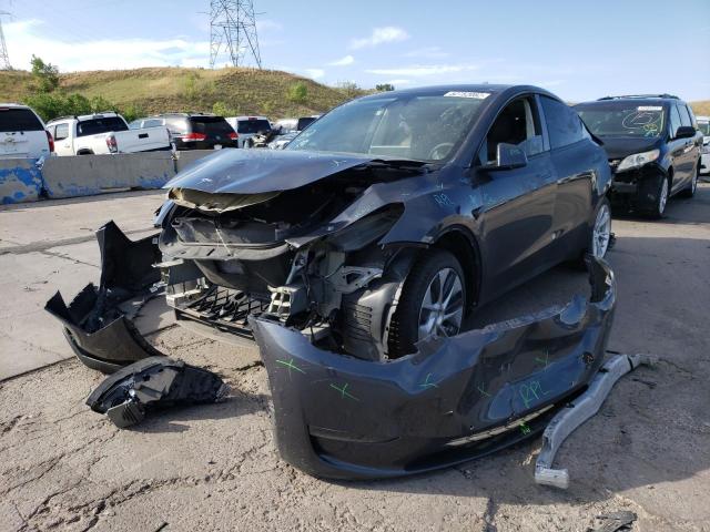 Photo 2 from auction – 2020 TESLA MODEL Y with VIN 5YJYGDEE0LF051479