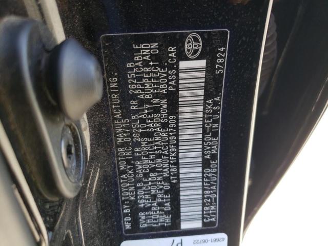 Photo 10 from auction – 2015 TOYOTA CAMRY LE with VIN 4T1BF1FK9FU917909