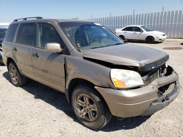 HONDA PILOT EXL 2003 with VIN 2HKYF18543H005605 - Photo from auction